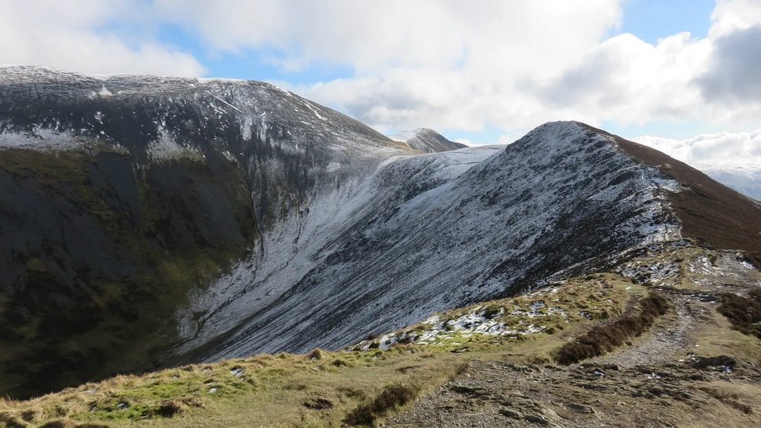 Exploring Skiddaw.