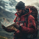 How to Navigate Mountain Terrain Using a Map and Compass.