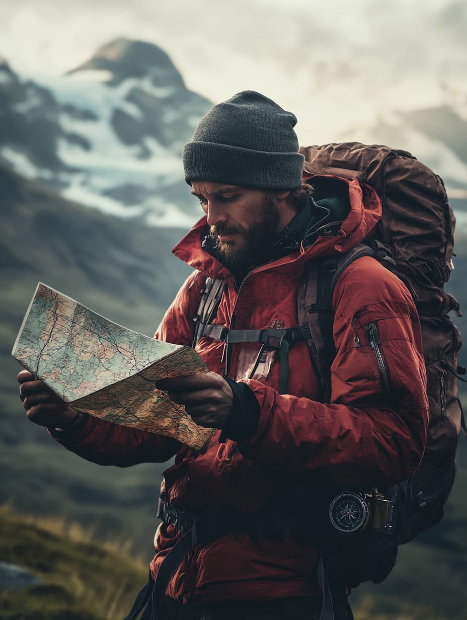 How to Navigate Mountain Terrain Using a Map and Compass.